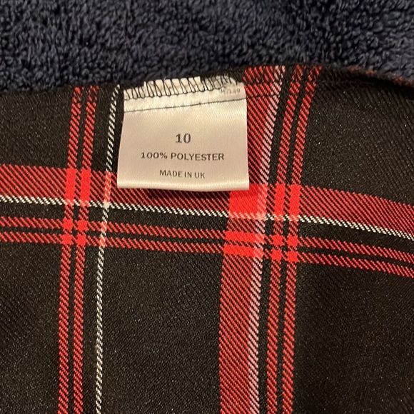 Reclaimed Vintage red & black plaid mini dress - Picture 4 of 5